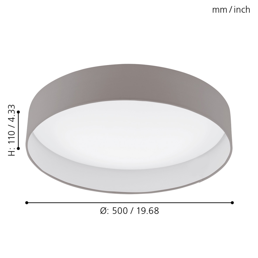 Eglo - LED plafon LED/24W/230V