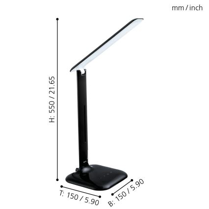Eglo 93966 - LED Lampa stołowa CAUPO LED/2,9W/230V