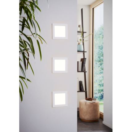 Eglo 94061 - LED oprawa sufitowa wpuszczana FUEVA 1 LED/10,95W/230V 17x17 cm