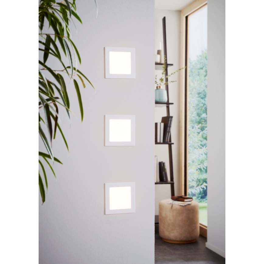 Eglo 94061 - Wpuszczana oprawa sufitowa LED FUEVA 1 LED/10,95W/230V 17x17 cm