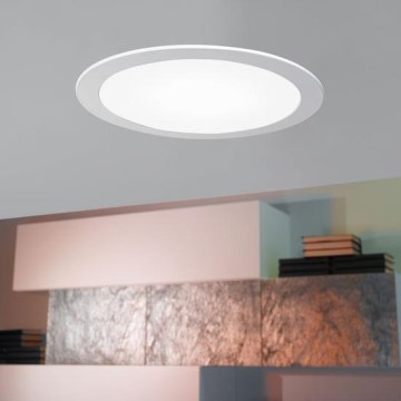 Eglo 94064 - LED ściemnialna wpuszczana oprawa sufitowa FUEVA 1 LED/16,47W/230V śr. 22,5 cm