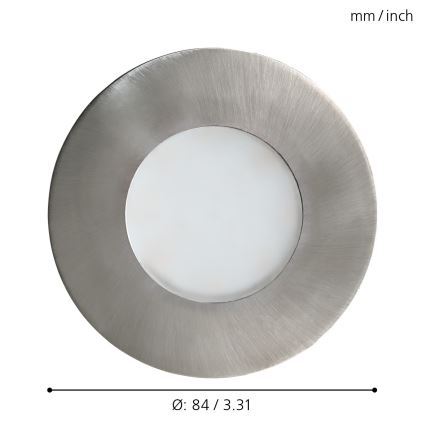 Eglo - LED Oprawa punktowa 1xGU10/5W/230V