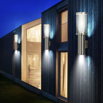 Eglo 94095 - Zewnętrzny kinkiet LED TRONO 2xGU10/5W/230V IP44