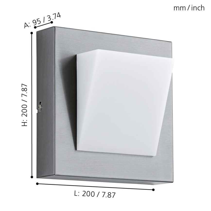 Eglo 94114 - Zewnętrzne oświetlenie LED GALARY 1 LED/3,7W/230V IP44