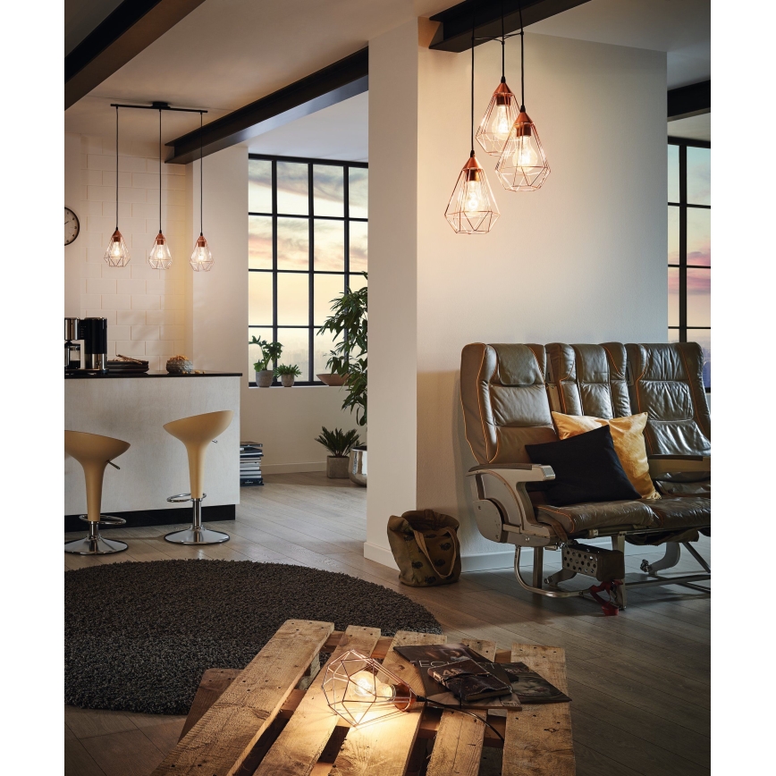 Eglo 94197 - Lampa stołowa z wtyczką TARBES 1xE27/60W/230V