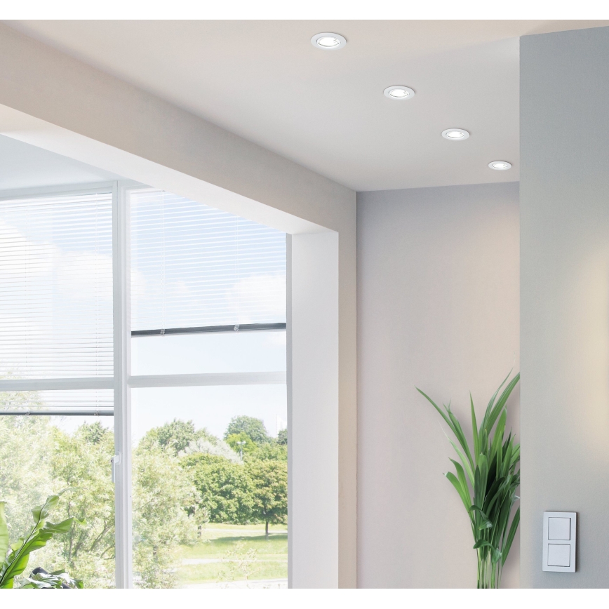 Eglo - LED Oprawa wpuszczana 1xGU10-LED/5W/230V