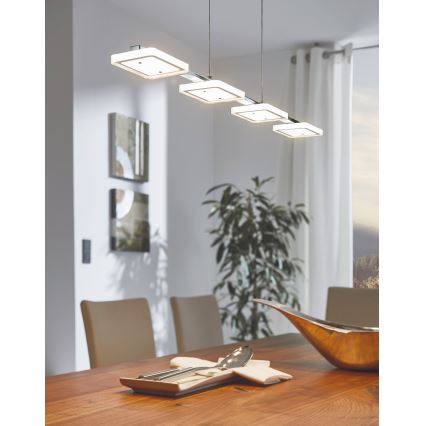 Eglo 94244 - Lampa wisząca LED CARTAMA 4xLED/4,5W/230V