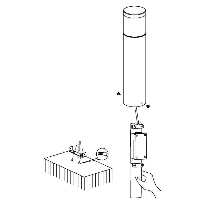 Eglo - oświetlenie zewnętrzne LED/3,7W/230V IP44
