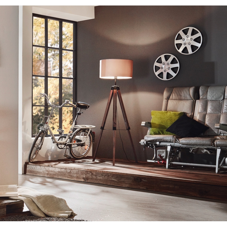 Eglo 94326 - Lampa podłogowa LANTADA 1xE27/60W/230V