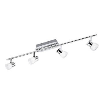 Eglo 94383 - LED Oświetlenie punktowe PERITO 4xLED/3W/230V 3000K chrom błyszczący
