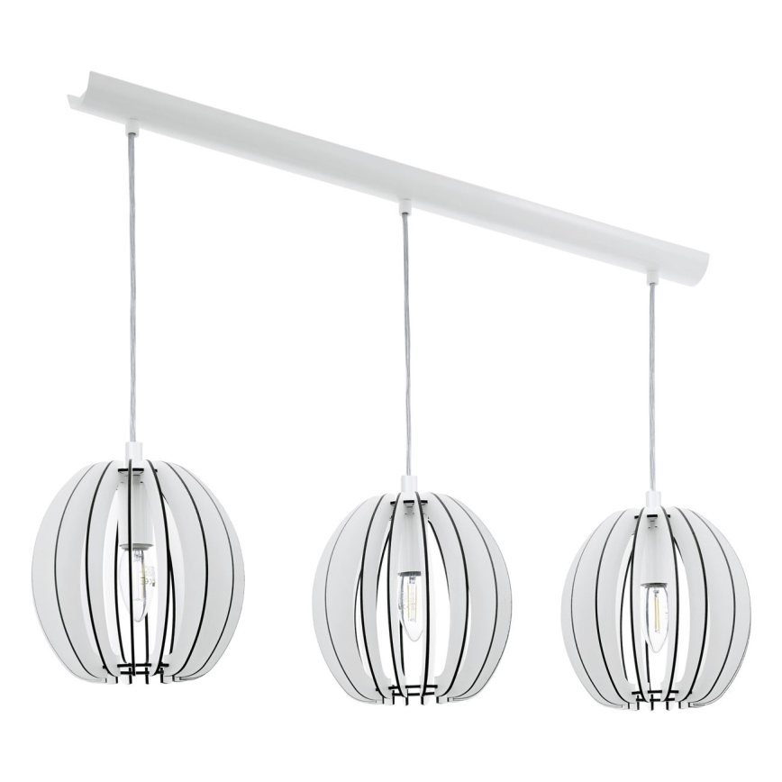 Eglo 94444 - Żyrandol COSSANO 3xE27/60W/230V