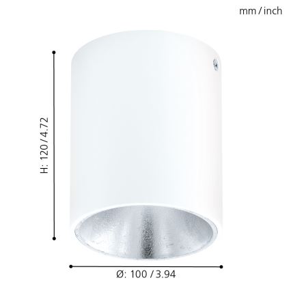 Eglo - LED Lampa sufitowa 1xLED/3,3W/230V