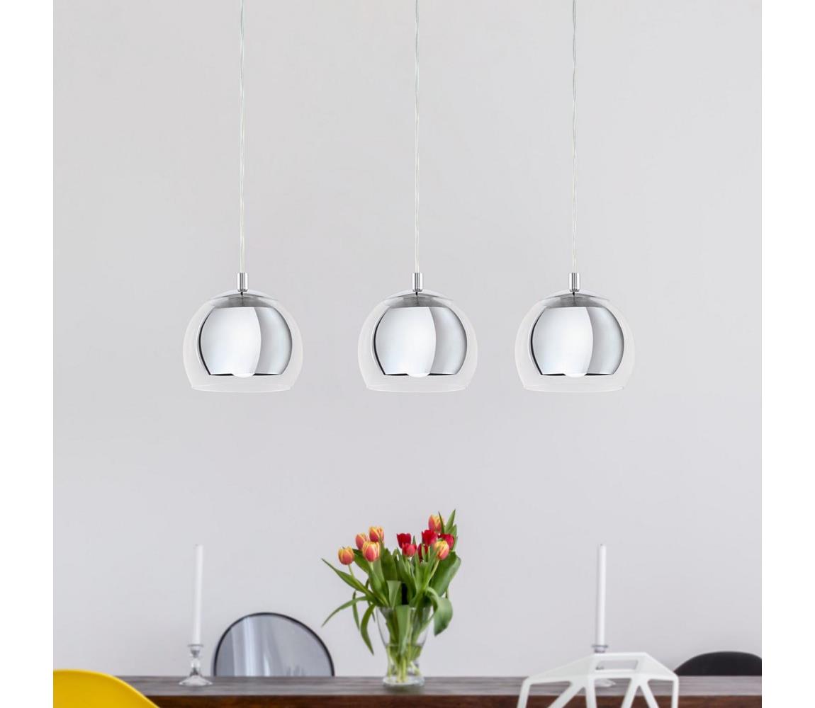 Eglo 94593 - Lampa wisząca ROCAMAR 3xE27/60W/230V