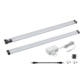 Eglo 94692 - ZESTAW 2x oświetlenia LED do szafy z czujnikiem VENDRES 2xLED/5,5W/230V 4000K