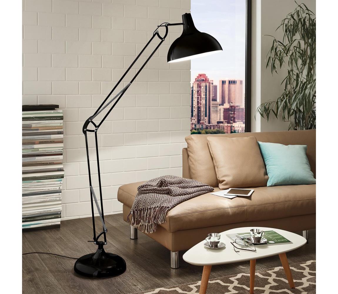 Eglo 94698 - Lampa podłogowa BORGILLIO 1xE27/60W/230V