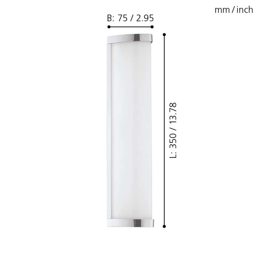 Eglo - LED Oświetlenie łazienkowe 1xLED/8W/230V IP44