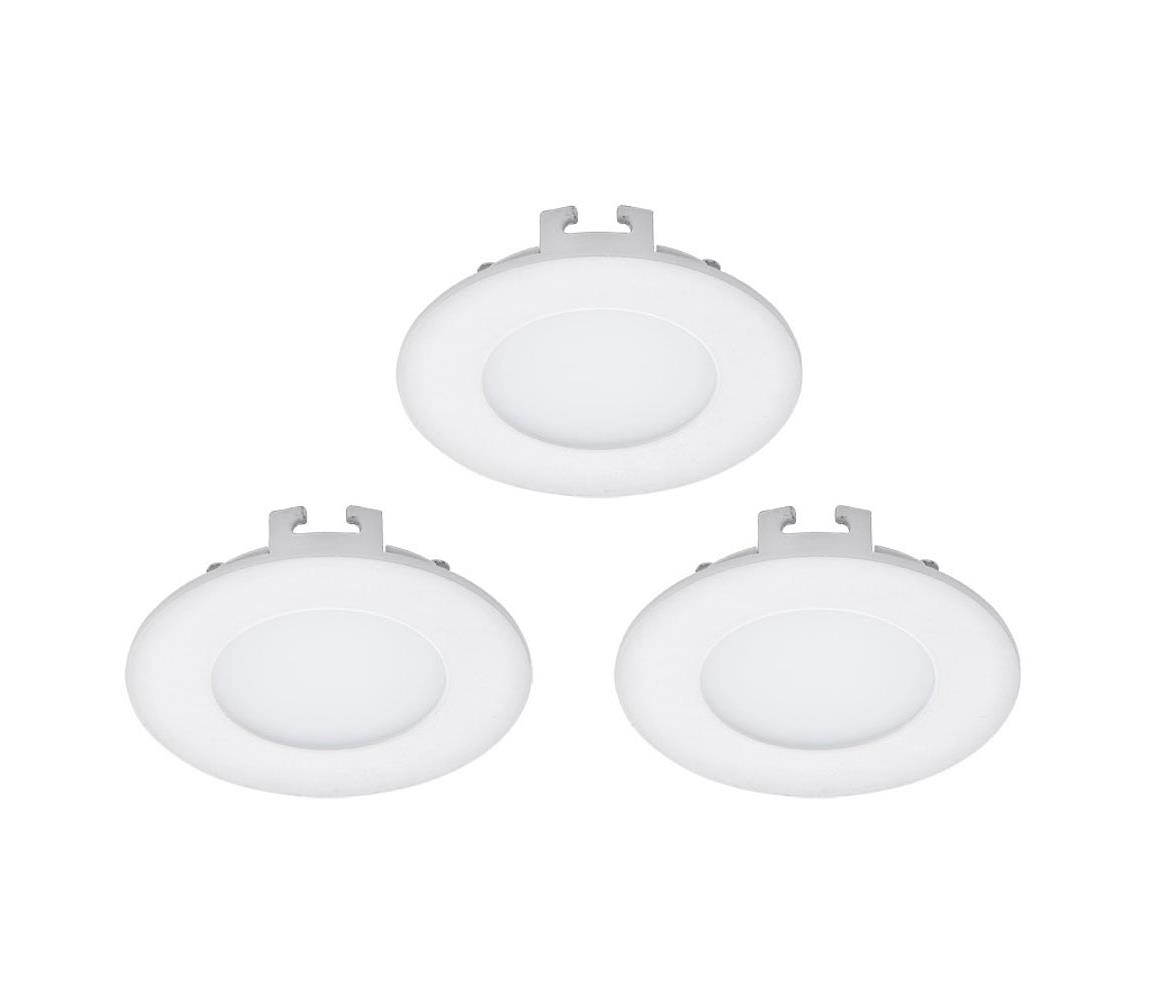 Eglo 94732 - Zestaw 3x LED Oprawa wpuszczana FUEVA 1 1xLED/2,7W/230V