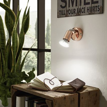 Eglo 94772 - LED reflektor BUZZ-COPPER 1xGU10/3W/230V