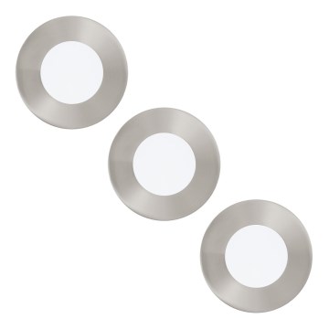 Eglo 94777 - ZESTAW 3x LED Oprawa wpuszczana FUEVA 1 1xLED/2,7W/230V