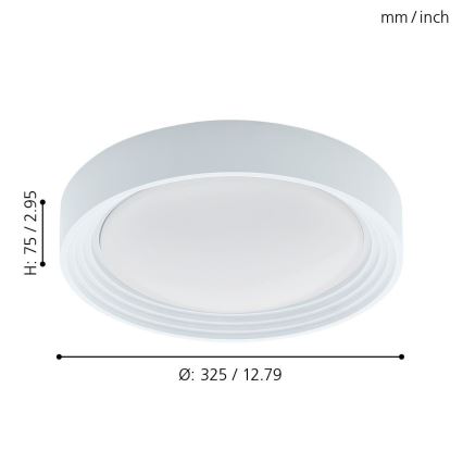Eglo - LED Oświetlenie zewnętrzne 1xLED/8,2W/230V