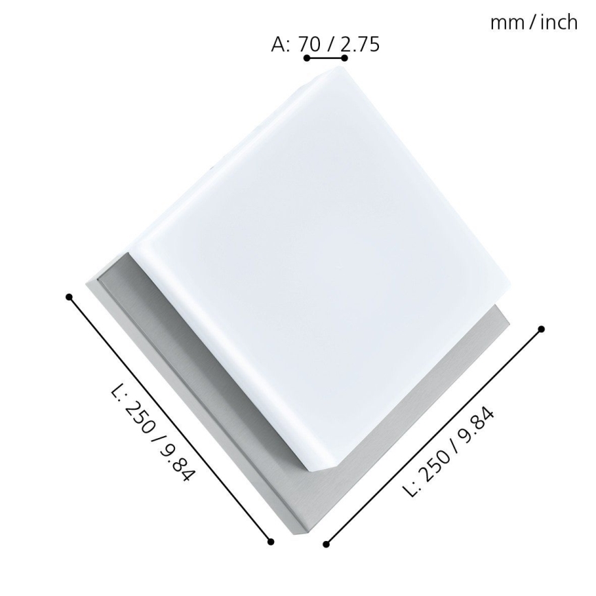 Eglo - Kinkiet zewnętrzny 1xLED/8,2W/230V