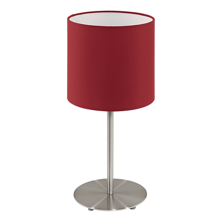 Eglo 94906 - Lampa stołowa PASTERI 1xE27/60W/230V