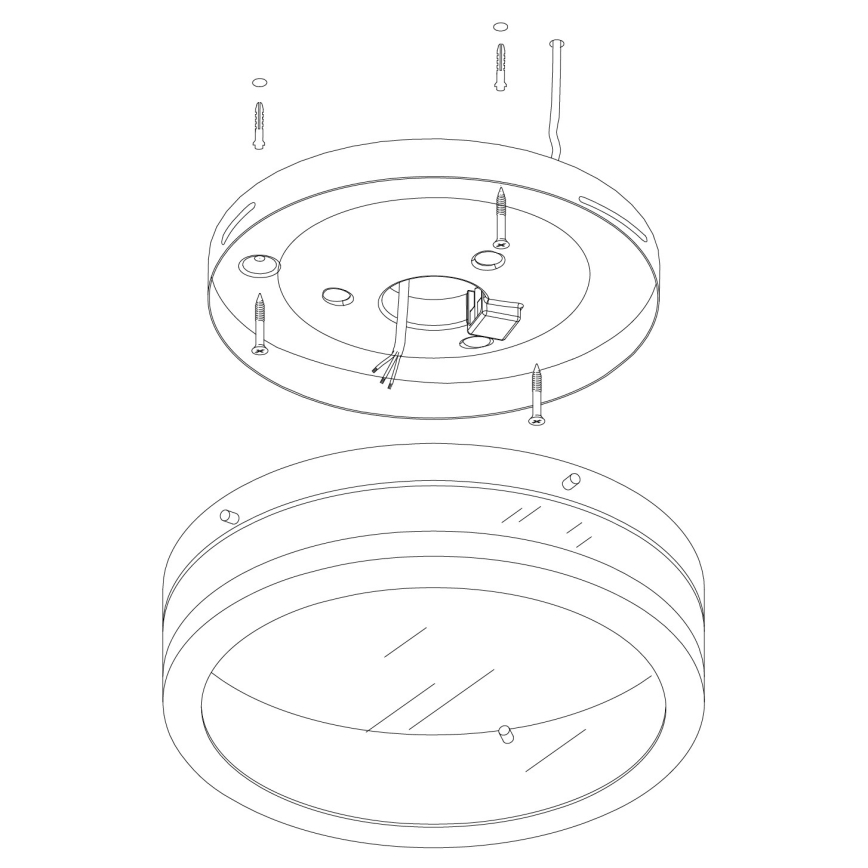 Eglo - LED Oświetlenie łazienkowe 1xLED/11W/230V IP44