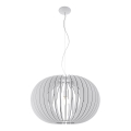 Eglo 95034 - Lampa wisząca na linku STELLATO 1xE27/60W/230V śr. 70 cm biała