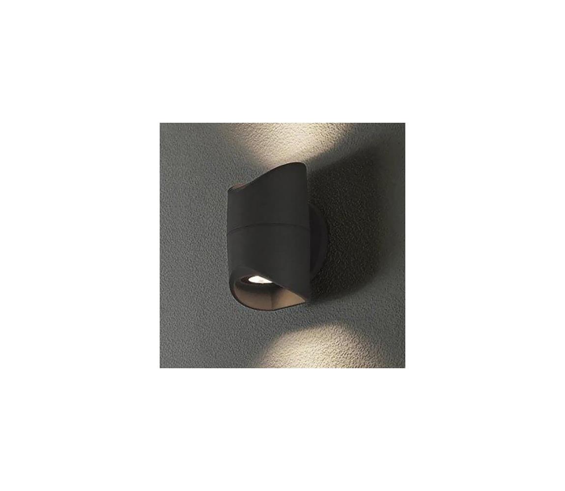 Eglo 95076 - Kinkiet zewnętrzny ABRANTES 2xLED/6W/230V