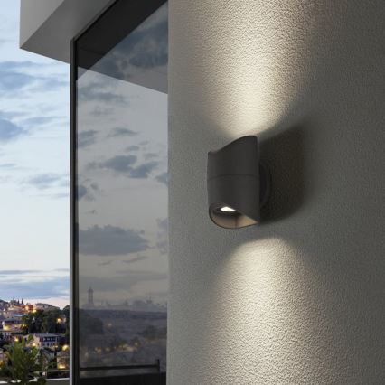 Eglo 95076 - Kinkiet zewnętrzny ABRANTES 2xLED/6W/230V