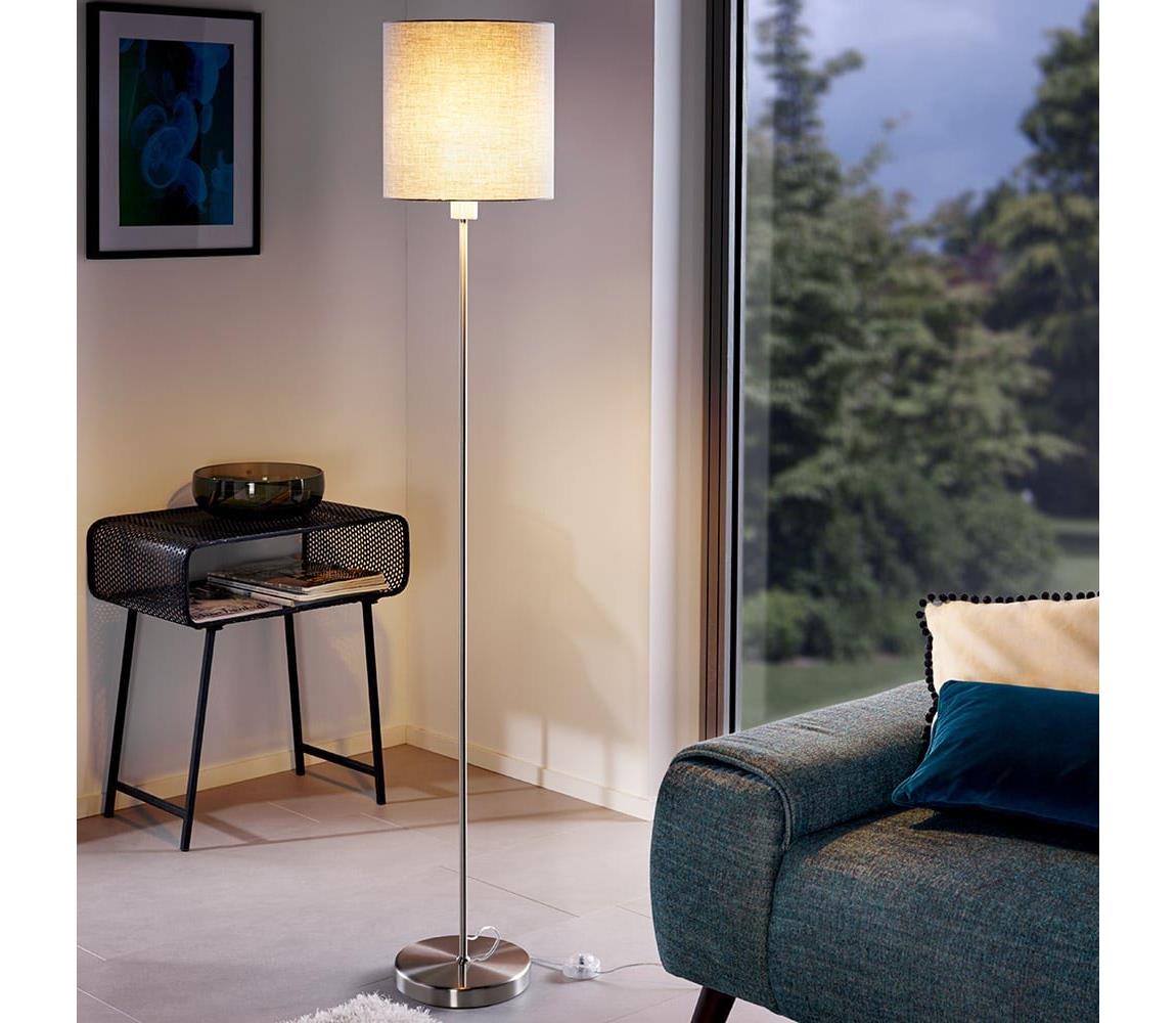 Eglo 95166 - Lampa podłogowa PASTERI 1xE27/60W/230V