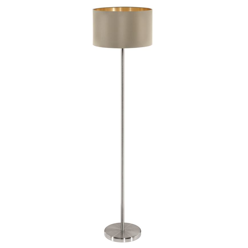Eglo - Lampa podłogowa 1xE27/60W/230V taupe