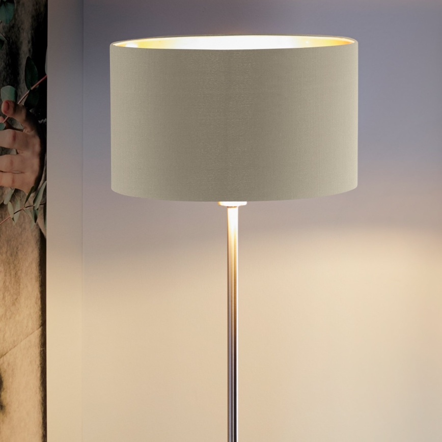 Eglo - Lampa podłogowa 1xE27/60W/230V taupe