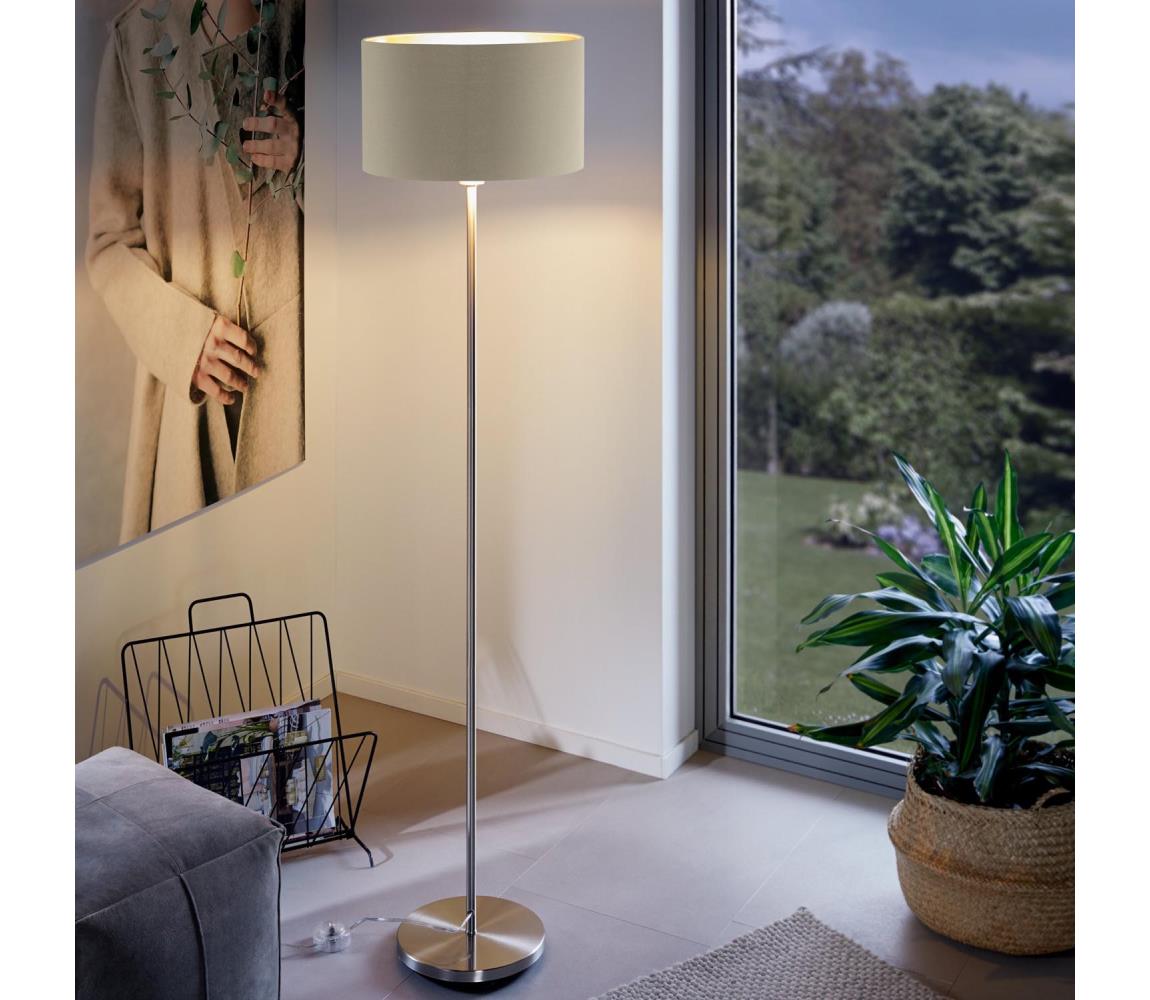 Eglo 95171 - Lampa podłogowa MASERLO 1xE27/60W/230V