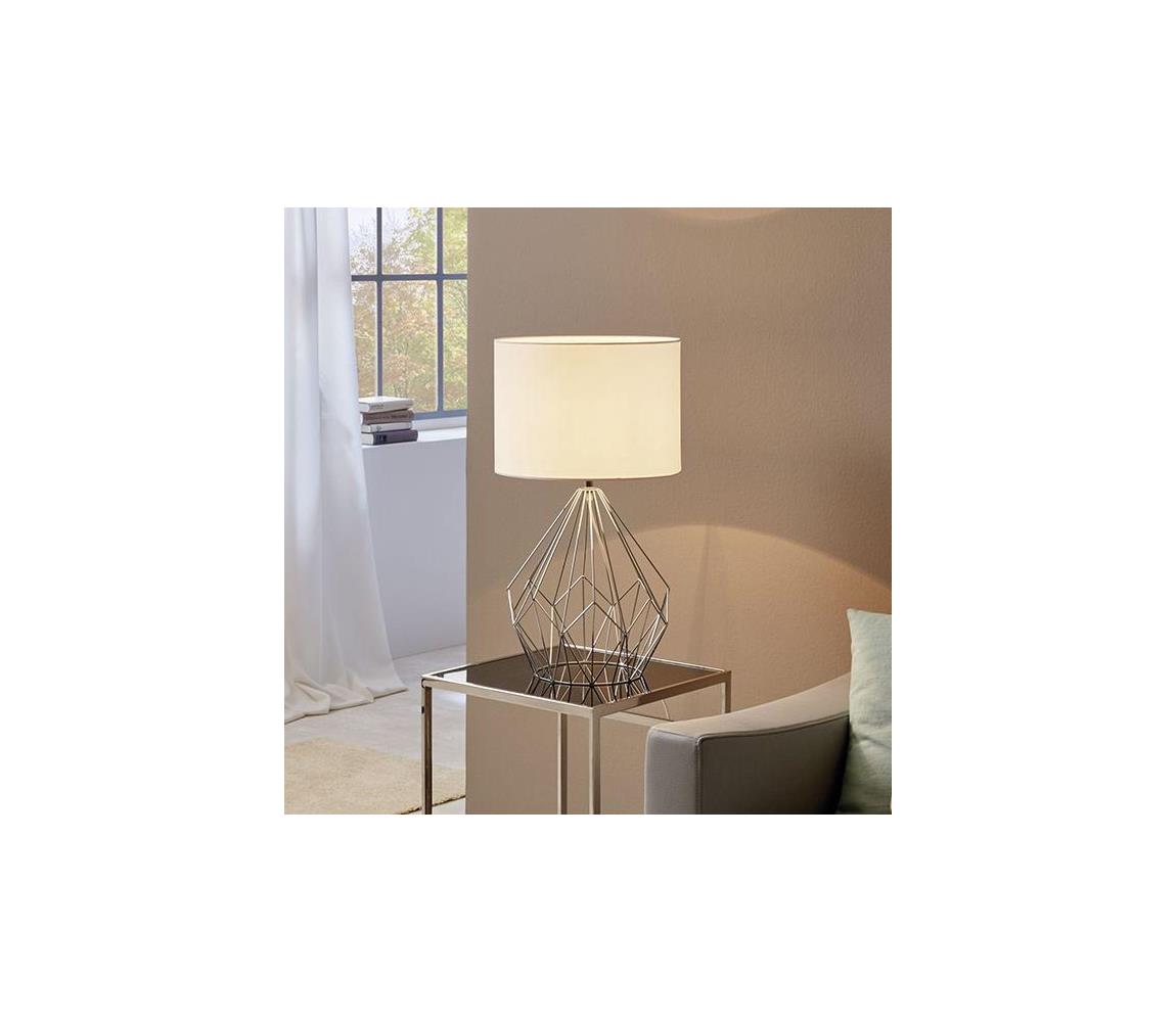 Eglo 95187 - Lampa stołowa PEDREGAL 1xE27/60W/230V