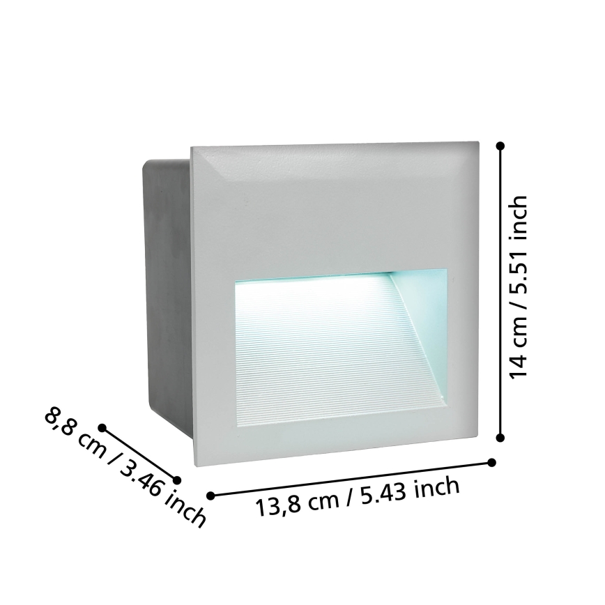 Eglo - LED Oświetlenie nocne komunikacyjne 1xLED/3,7W/230V