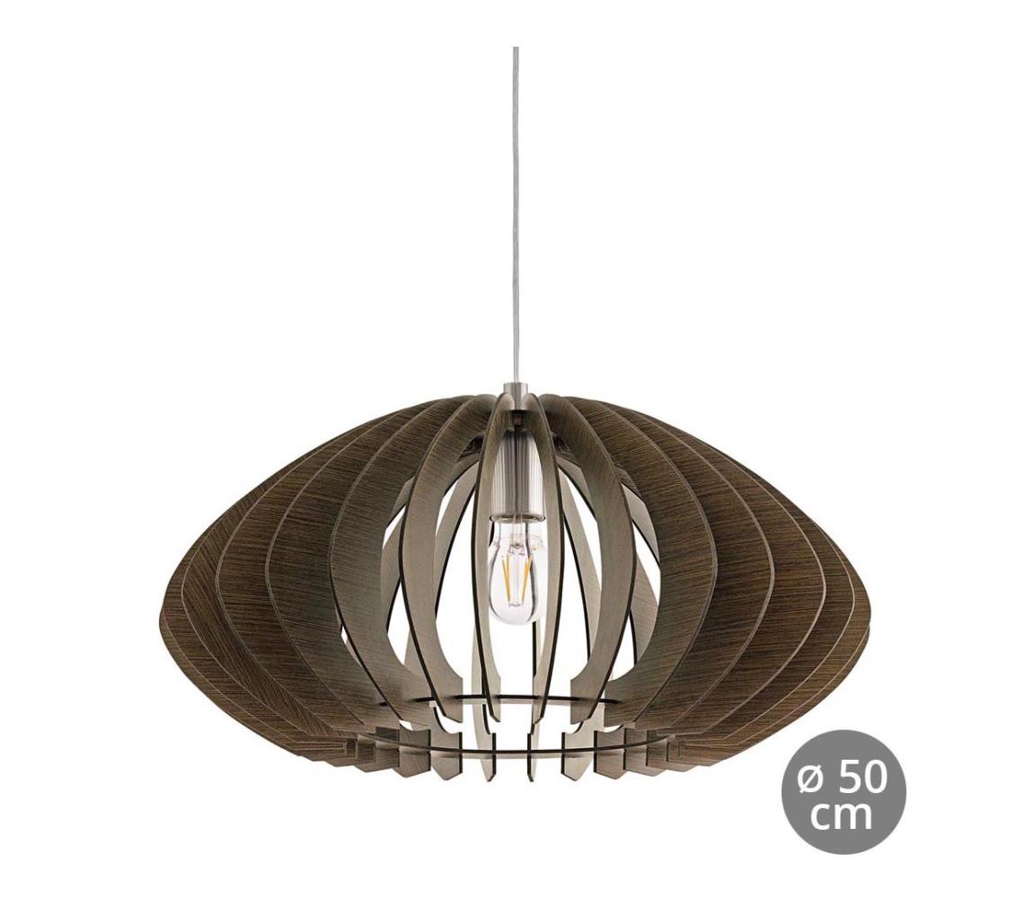 Eglo 95261 - Żyrandol COSSANO 2 1xE27/60W/230V