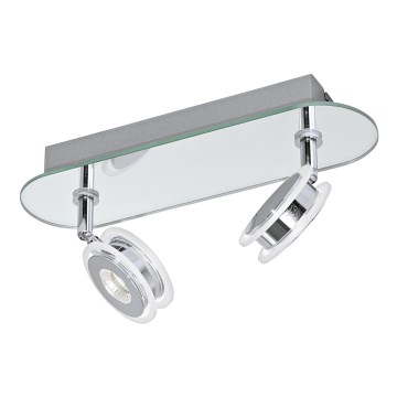 Eglo 95278 - LED Oświetlenie łazienkowe AGUEDA 2xLED/3,3W/230V