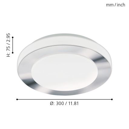 Eglo - LED Oświetlenie łazienkowe 1xLED/11W/230V