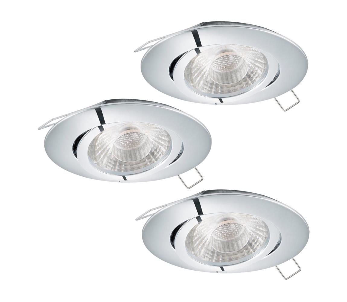 Eglo 95358 -  Zestaw 3x LED Oprawa wpuszczana TEDO 3xGU10-LED/5W/230V