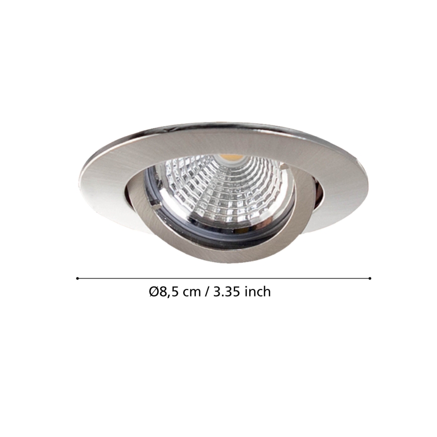 Eglo - Zestaw 3x LED Oprawa wpuszczana TEDO 3xGU10-LED/5W/230V