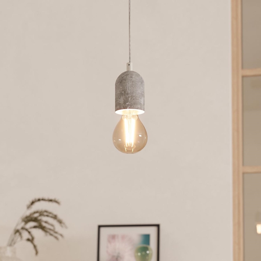 Eglo 95522 - Żyrandol SILVARES 1xE27/60W/230V