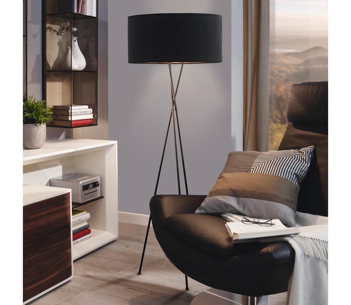 Eglo 95541 - Lampa podłogowa FONDACHELLI 1xE27/60W/230V