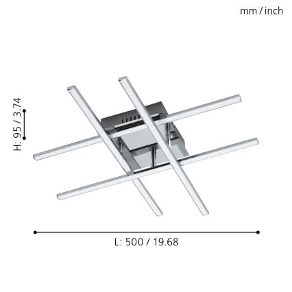 Eglo - LED Lampa sufitowa LED/24W/230V