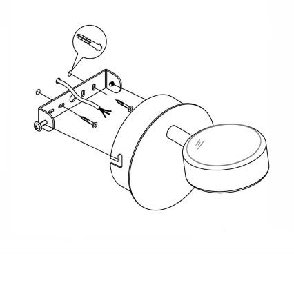 Eglo - LED Reflektor punktowy 1xLED/5,4W/230V