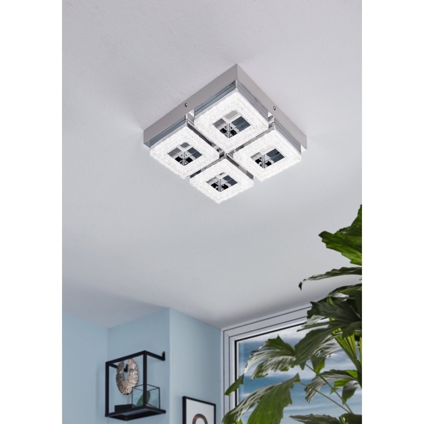 Eglo - LED Kryształowa lampa sufitowa 4xLED/4W/230V