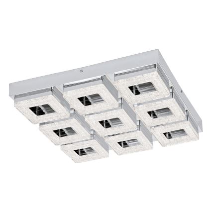 Eglo 95658 - Kryształowa lampa sufitowa FRADELO 9xLED/4W/230V