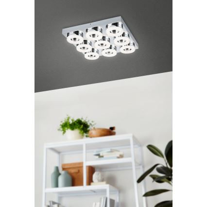 Eglo 95665 - LED Plafon kryształowy FRADELO 9xLED/4W/230V