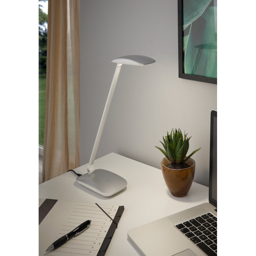 Eglo - LED Ściemnialna lampka biurkowa LED/4,5W/USB