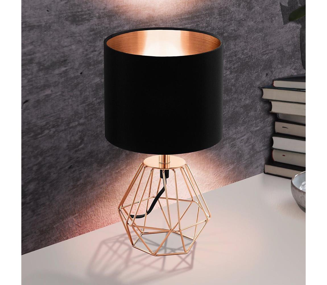 Eglo 95787- Lampa stołowa CARLTON 2 1xE14/60W/230V